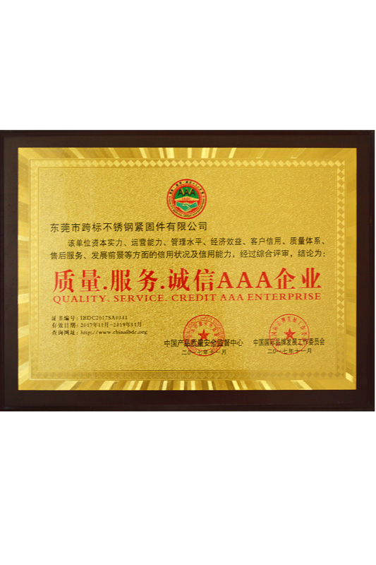 跨标荣誉证书